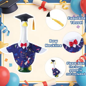 QZHPTBU graduation goose red bow tie adds polished, party-ready detail