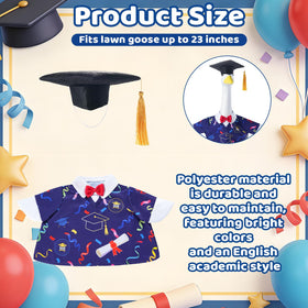 QZHPTBU graduation goose cap with gold tassel stays secure in windy weather