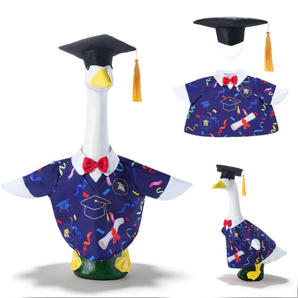 QZHPTBU graduation goose top confetti print adds festive color to outdoor decor