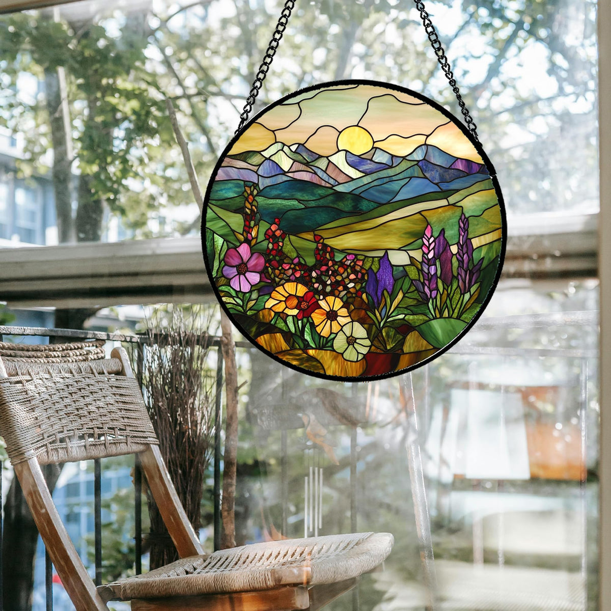 QZQCBLC garden decor sun catcher creates mood lighting in afternoons