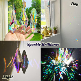 R REVOLEURT rainbow-maker prisms create colorful light displays for home decor
