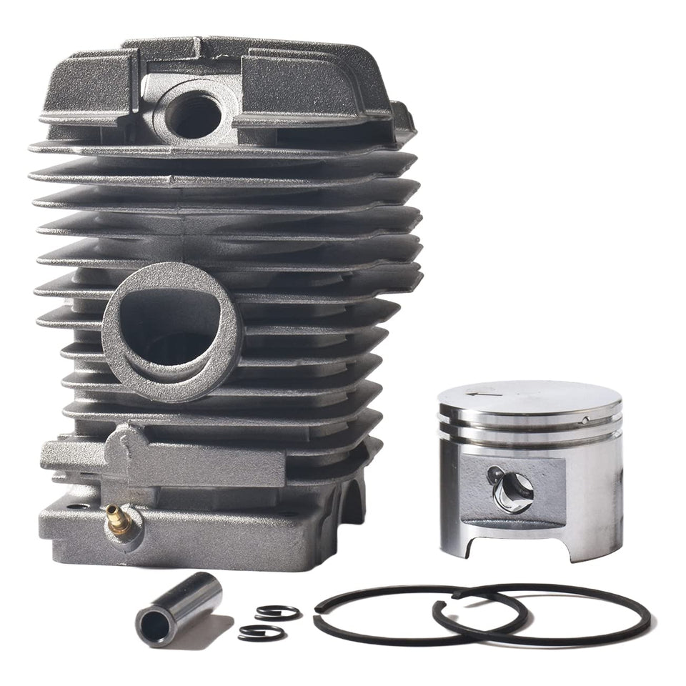 RA cylinder and piston kit for Stihl MS390/MS290/029/039—main view shows a complete replacement set.
