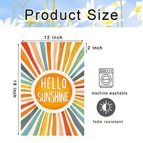 RABUSOFA machine washable flag, effortless cleaning after outdoor gatherings.
