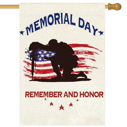 RABUSOFA memorial day flag on outdoor display enhances curb appeal.