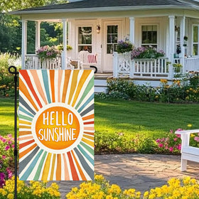 RABUSOFA yard decoration on patio, enhances porch and garden appeal.