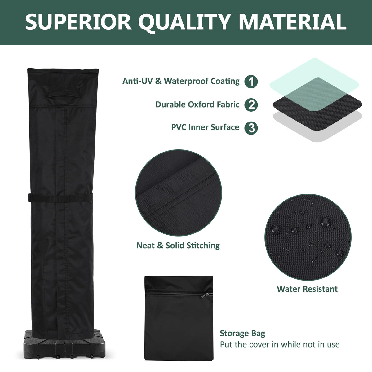 Rachmi air vents promote airflow and prevent moisture buildup.