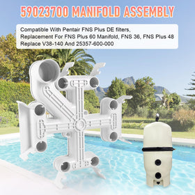 RADHLBNIU replacement for FNS Plus 60 manifold, compatible with existing pool filters.