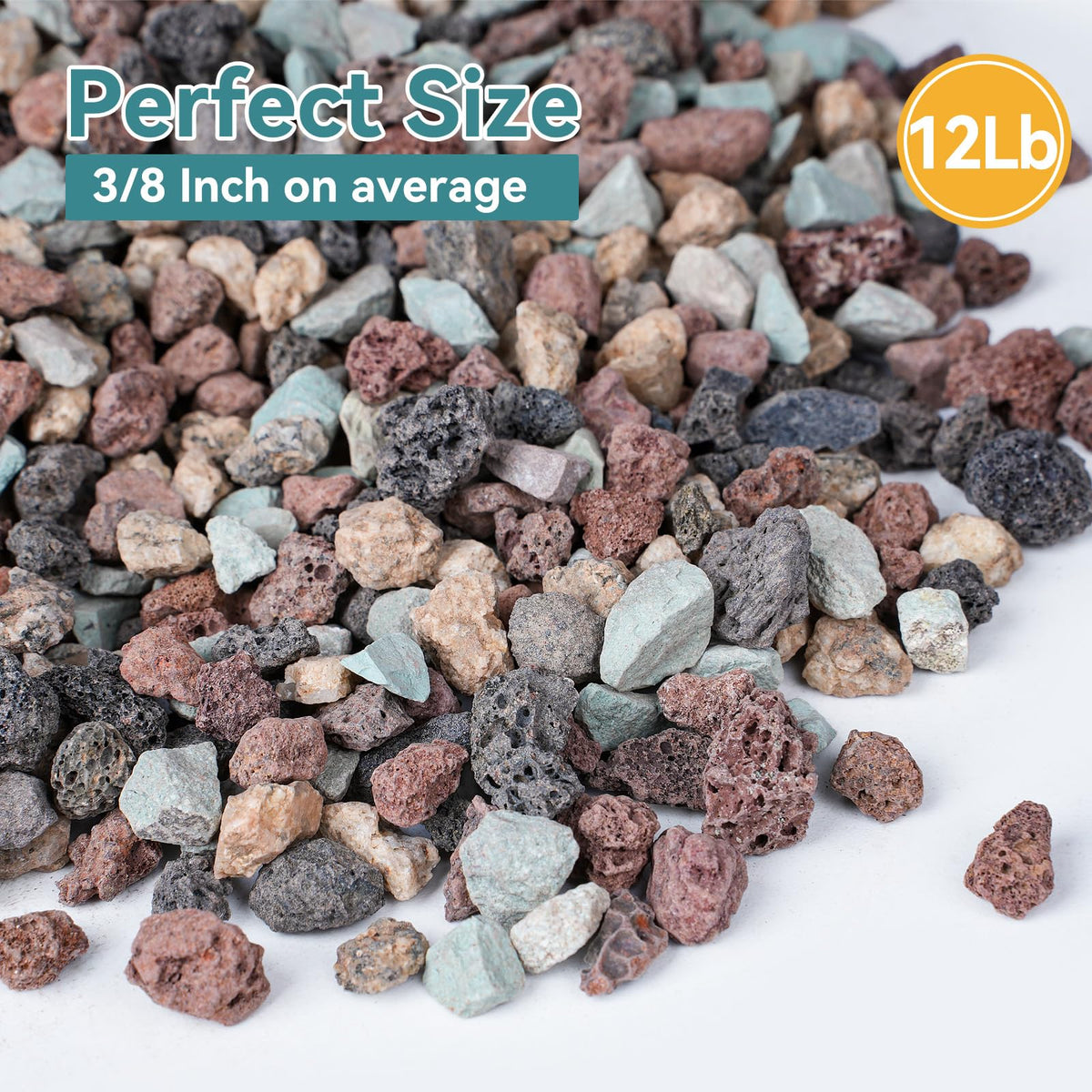Rahato succulent-drainage lava rocks highlight porous texture to support healthy roots.
