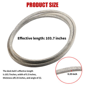 RAHQHD GX20072 belt close-up reveals aramid-core durability.