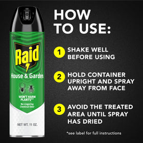  Raid House & Garden aphids control on ornamental plants.