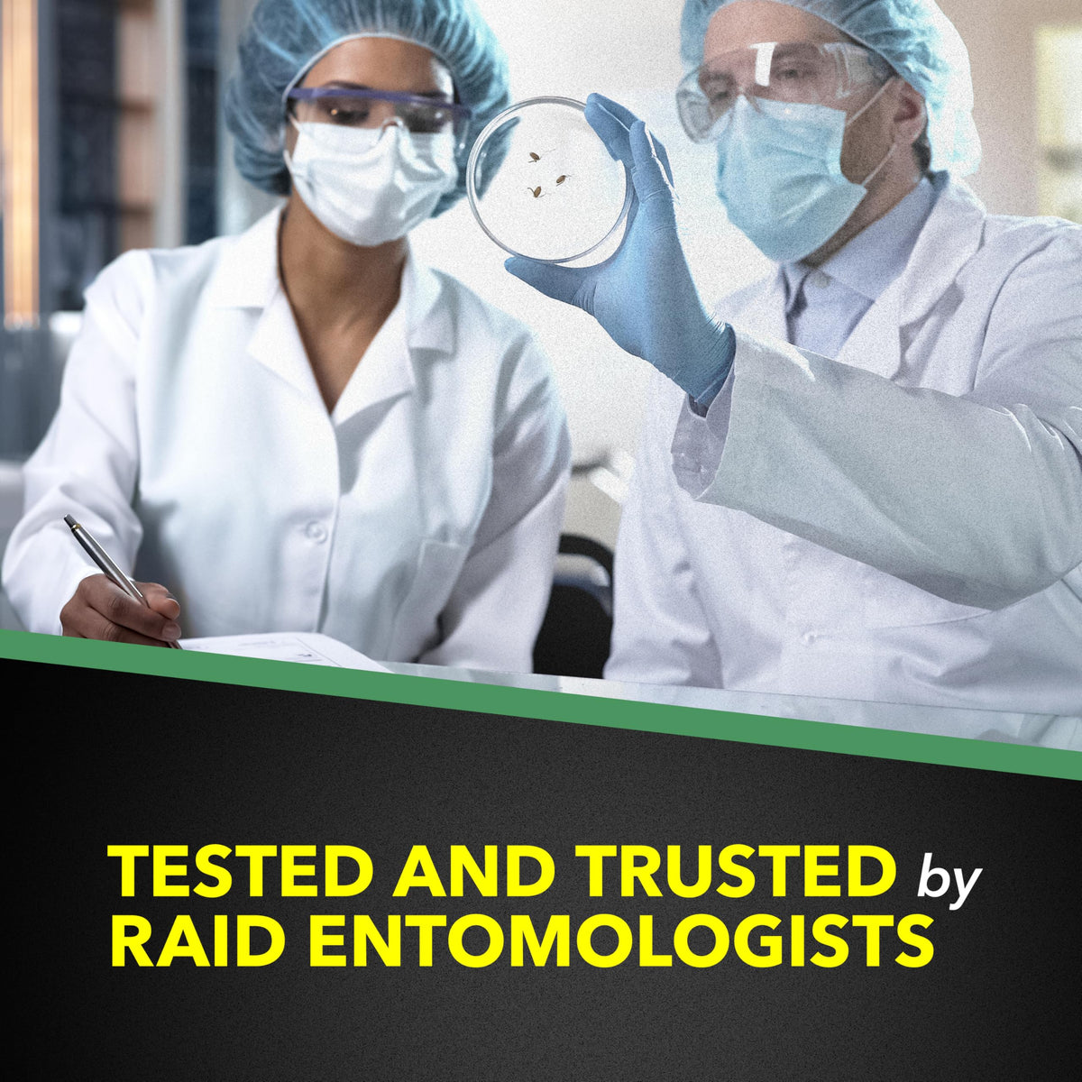 Raid House & Garden odor-free formula after spraying.