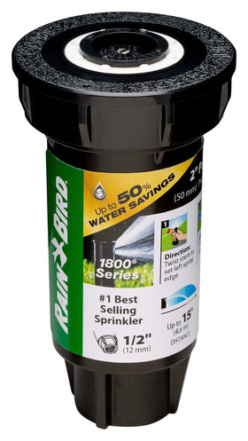 Rain Bird 1802QDSPRS regulator dial set to 30 psi for consistent watering