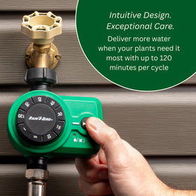 Rain Bird 1ZEHTMRS installation-swivel enables easier hose setup.