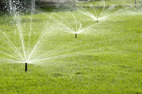 Rain Bird 4 inch pop up promotes quick, debris free retraction.