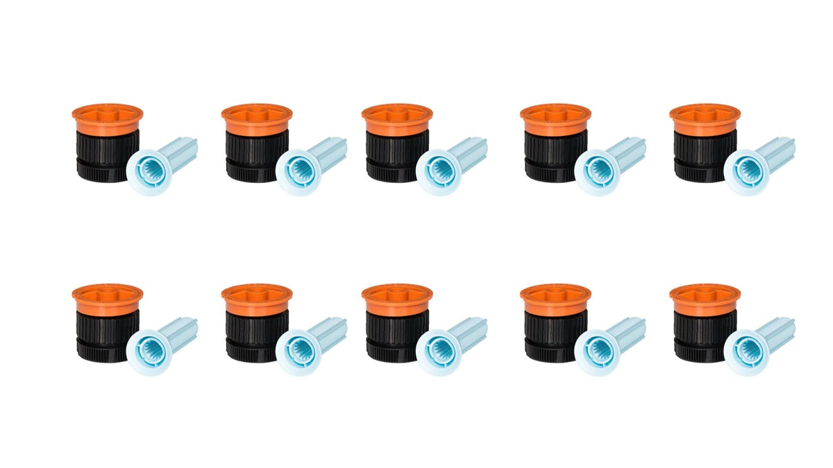 Rain Bird 6VAN adjustable arc nozzle, 4-6 ft radius, ideal for zone-specific irrigation.