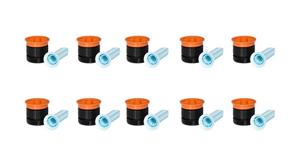 Rain Bird 6VAN adjustable arc nozzle, 4-6 ft radius, ideal for zone-specific irrigation.