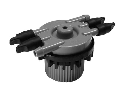Rain Bird EMT6X Xerigation 6-outlet manifold for precise, configurable drip irrigation.