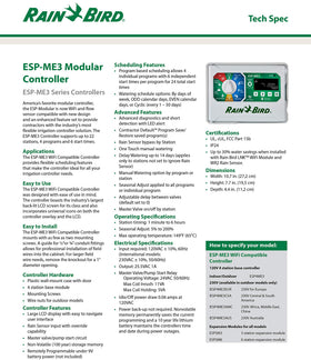 Rain Bird ESPME3 smartphone-app-control simplifies scheduling from anywhere