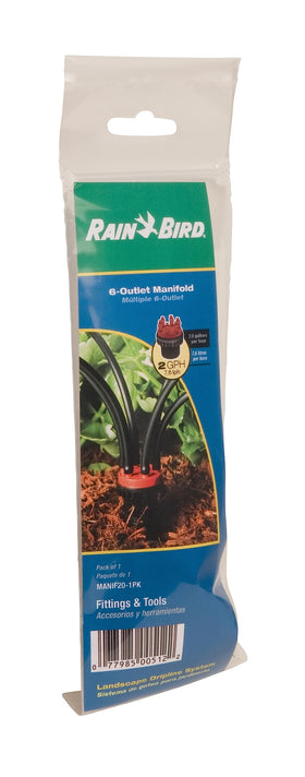 Rain Bird MANIF21PK UV-resistant materials endure outdoor irrigation conditions.