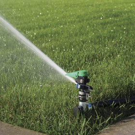 Rain Bird P5RLSP diffuser screw creates uniform droplets for even irrigation.