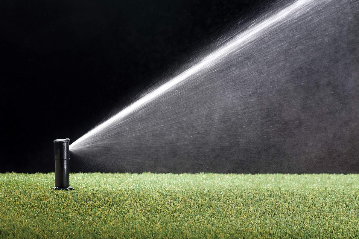 Rain Curtain 25° nozzles provide even coverage across curved layouts.