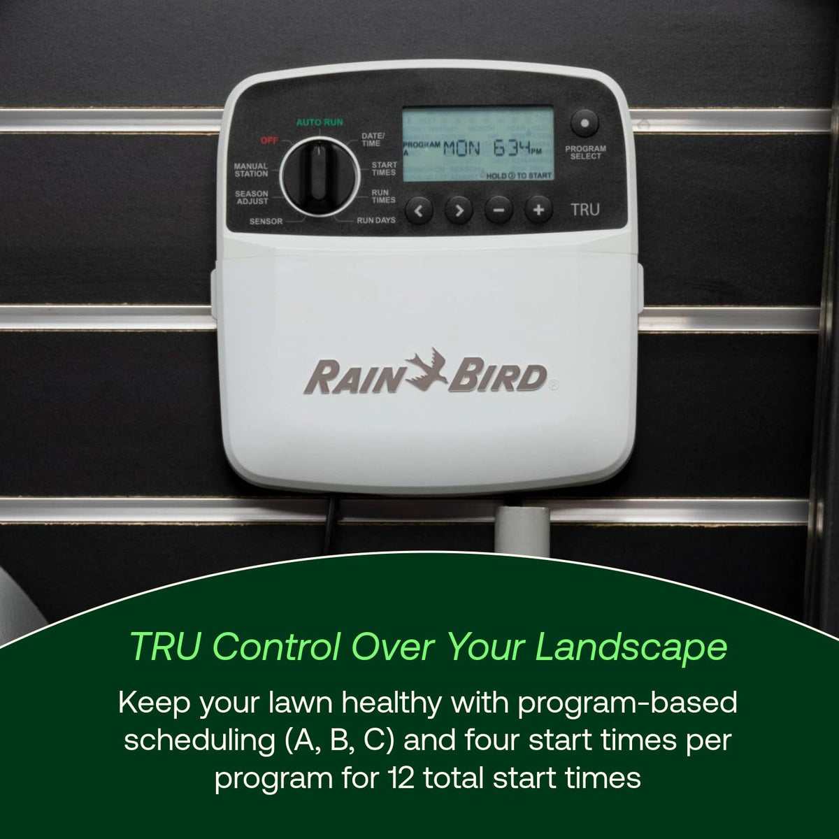 Rain Bird Smart WiFi Module ready for remote irrigation control.