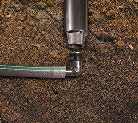 Rain Bird EZ Pipe allows underground placement beneath hardscapes and uneven terrain.
