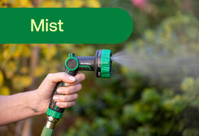 Rain Bird TCNZL8P ergonomic handle reduces hand fatigue while watering.
