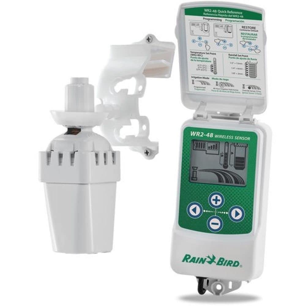 Rain Bird WR2RFC48 rain and freeze sensor in action reduces irrigation use