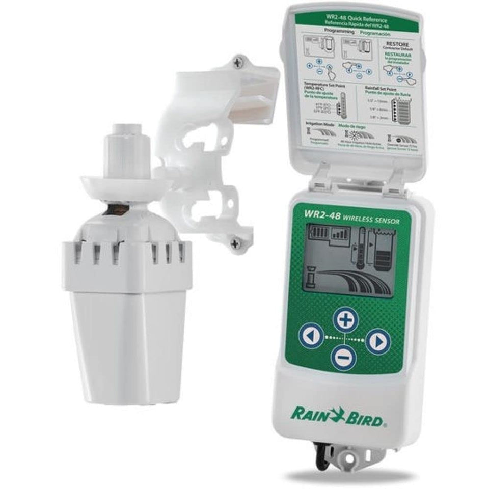 Rain Bird WR2RFC48 rain and freeze sensor in action reduces irrigation use
