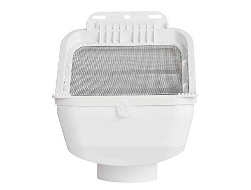 Rain Harvesting Leaf Eater Advanced swiveling base enables flexible vertical or horizontal installation