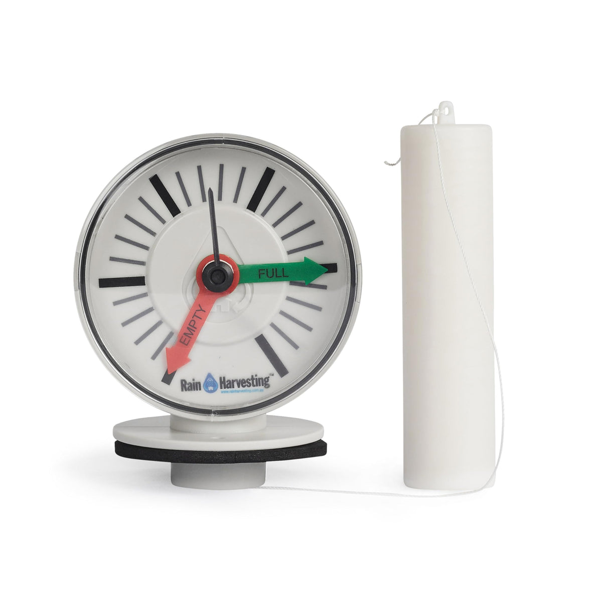 Rain Harvesting Tank Gauge front view with clear level indicators for easy monitoring.