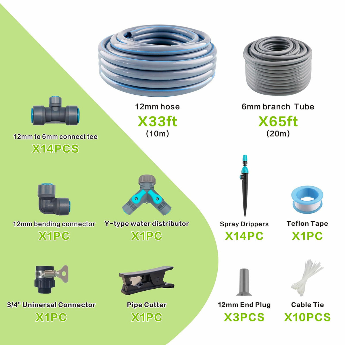 Rain Seer quick-connectors enabling fast, tool-free setup for irrigation projects.