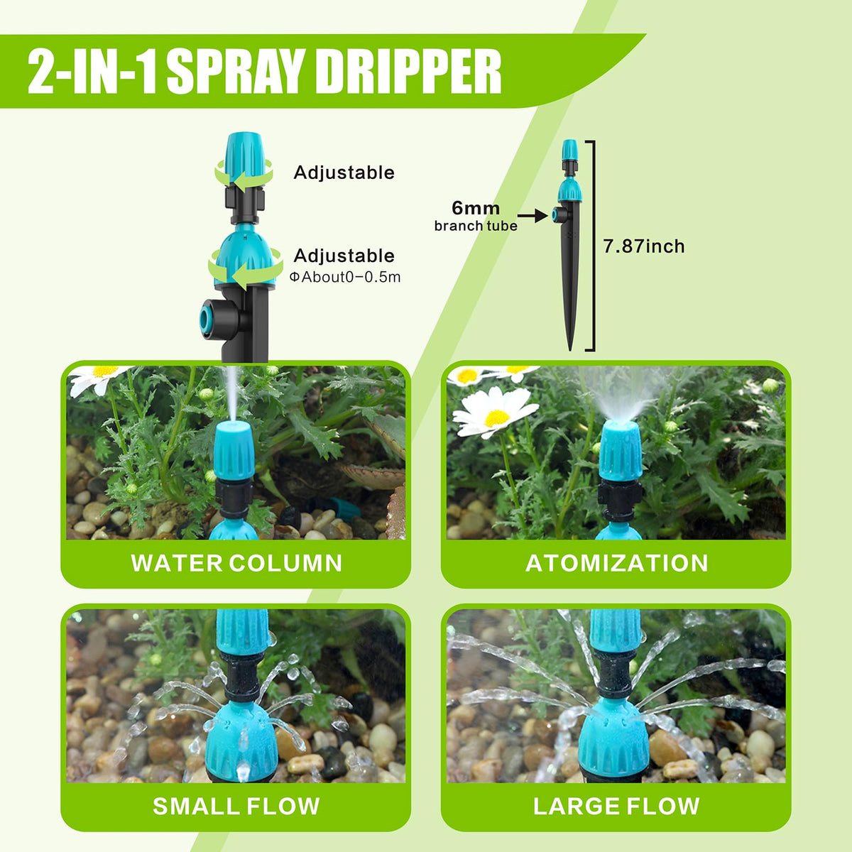 Rain Seer no-leak Y-splitter with reliable dual-line distribution.