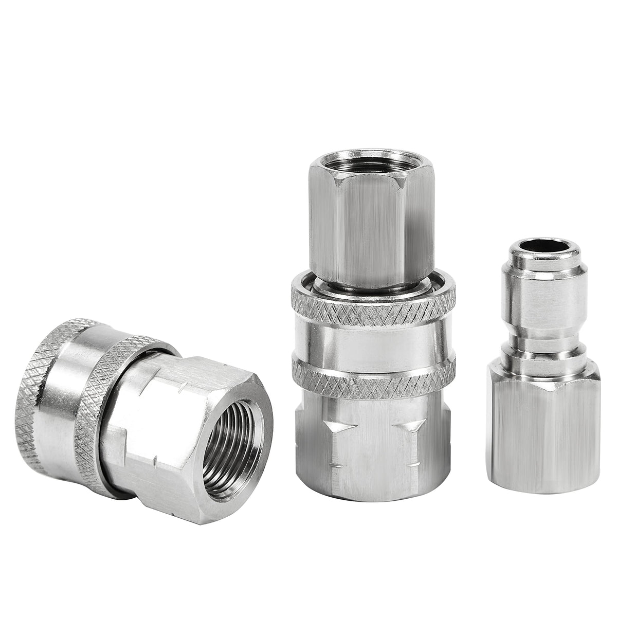 Raincovo stainless steel high-precision threading reduces leaks during fast connections