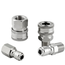Raincovo quick-connect fittings enabling reliable hot and cold water use.