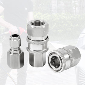Raincovo pressure washer adapter set supports hot and cold water use