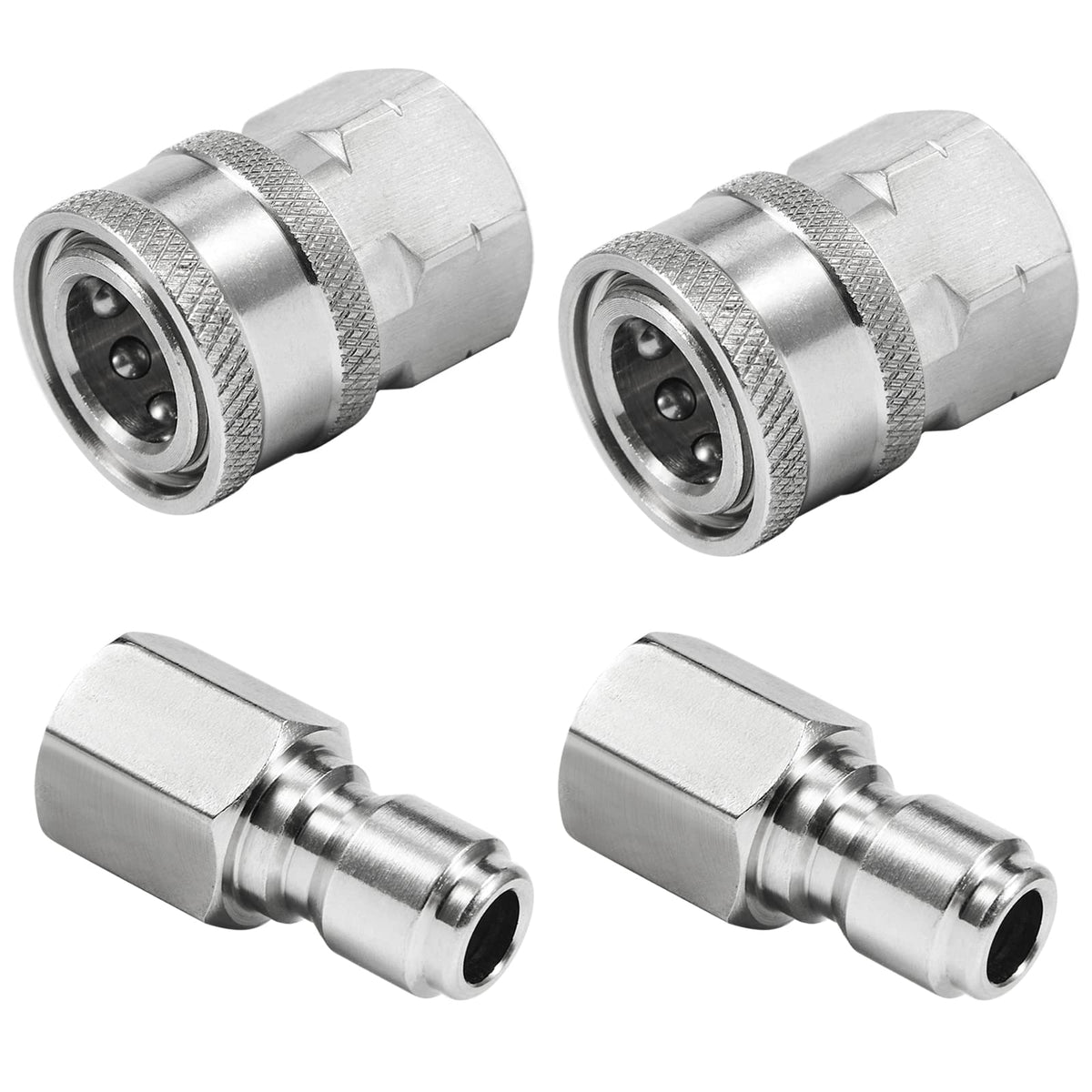 Raincovo quick connect fittings assembly for faster linkage and leak-free operation