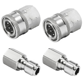 Raincovo quick connect fittings assembly for faster linkage and leak-free operation