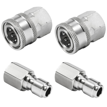 Raincovo quick connect fittings assembly for faster linkage and leak-free operation