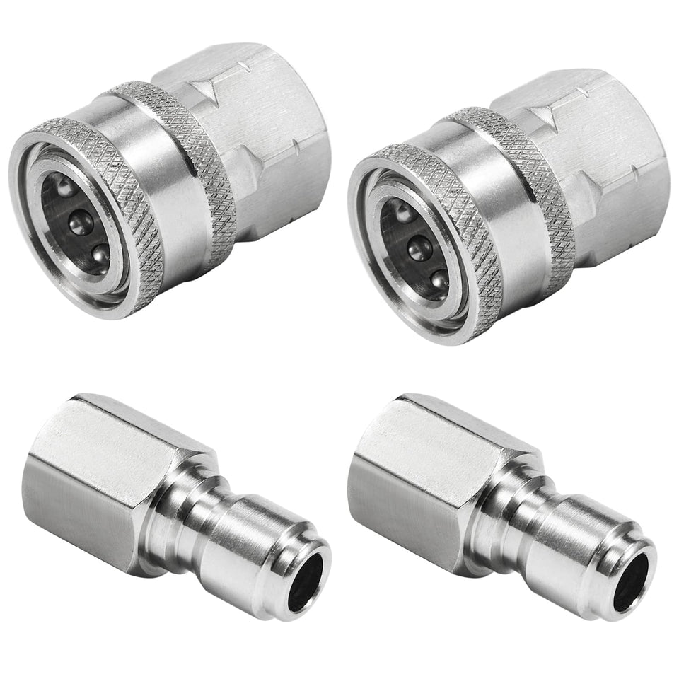 Raincovo quick connect fittings assembly for faster linkage and leak-free operation