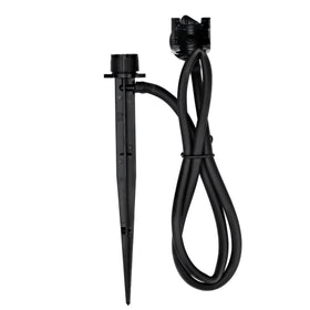 Raindrip A156CPUB adjustable flow bubbler assembly with full-circle spray for gardens