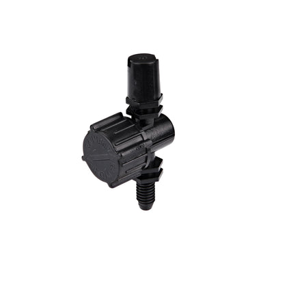 Raindrip R198CT bow-tie fan spray sprinkler for even irrigation in flower beds