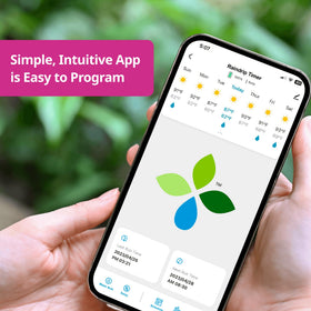 Raindrip R875CT app control demonstrates scheduling from your phone