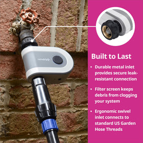 Raindrip R875CT durable inlet with filter protects against leaks
