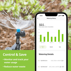 Raindrip R875CT outdoor faucet connection supports easy hose setup