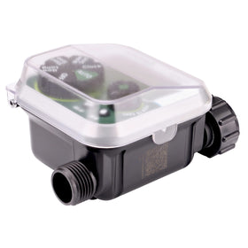Raindrip durable UV-inhibited plastic housing for outdoor use
