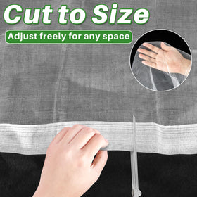 RAINFLOW breathable mesh netting lets water and sunlight reach plants easily.