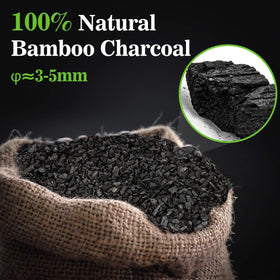 RAINFLOW charcoal in potting soil mix improves drainage