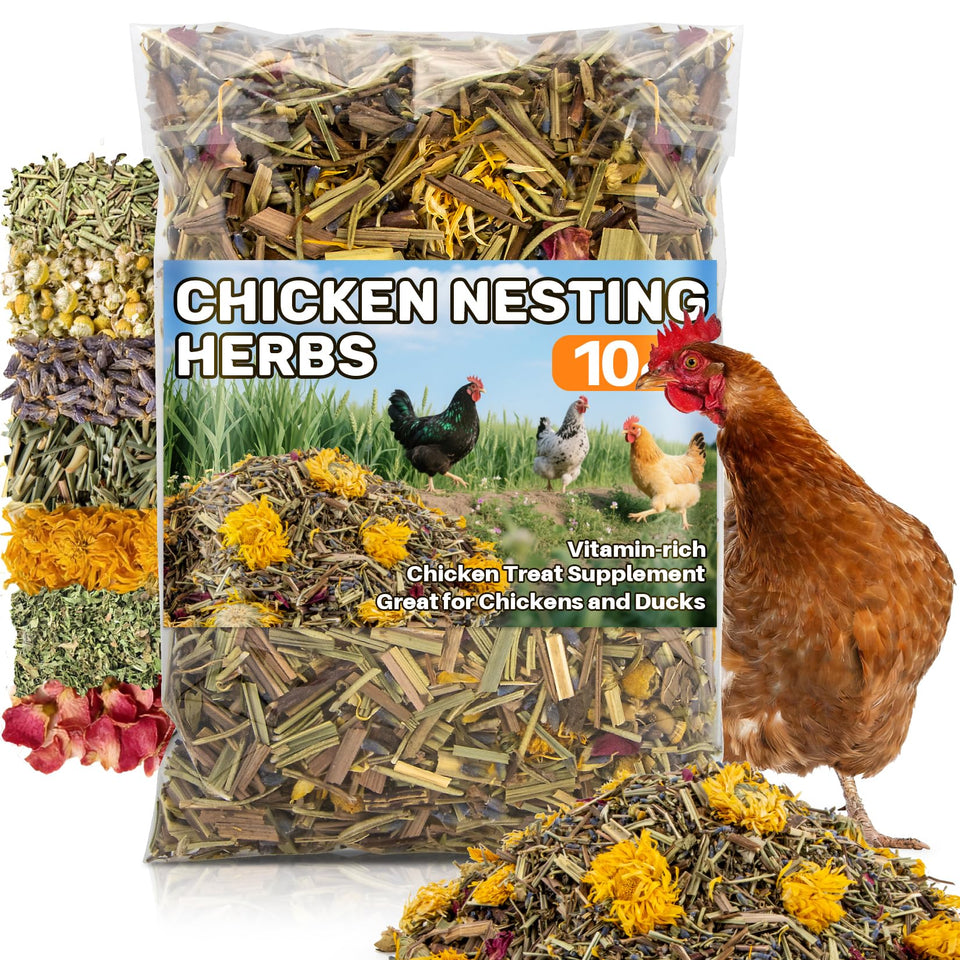 RAINFLOW chicken nesting herbs bag ready-to-use blend for fresh coop bedding